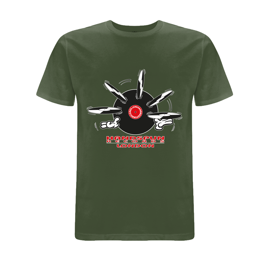 Handspun Records Jugglery Front Print T -Shirt