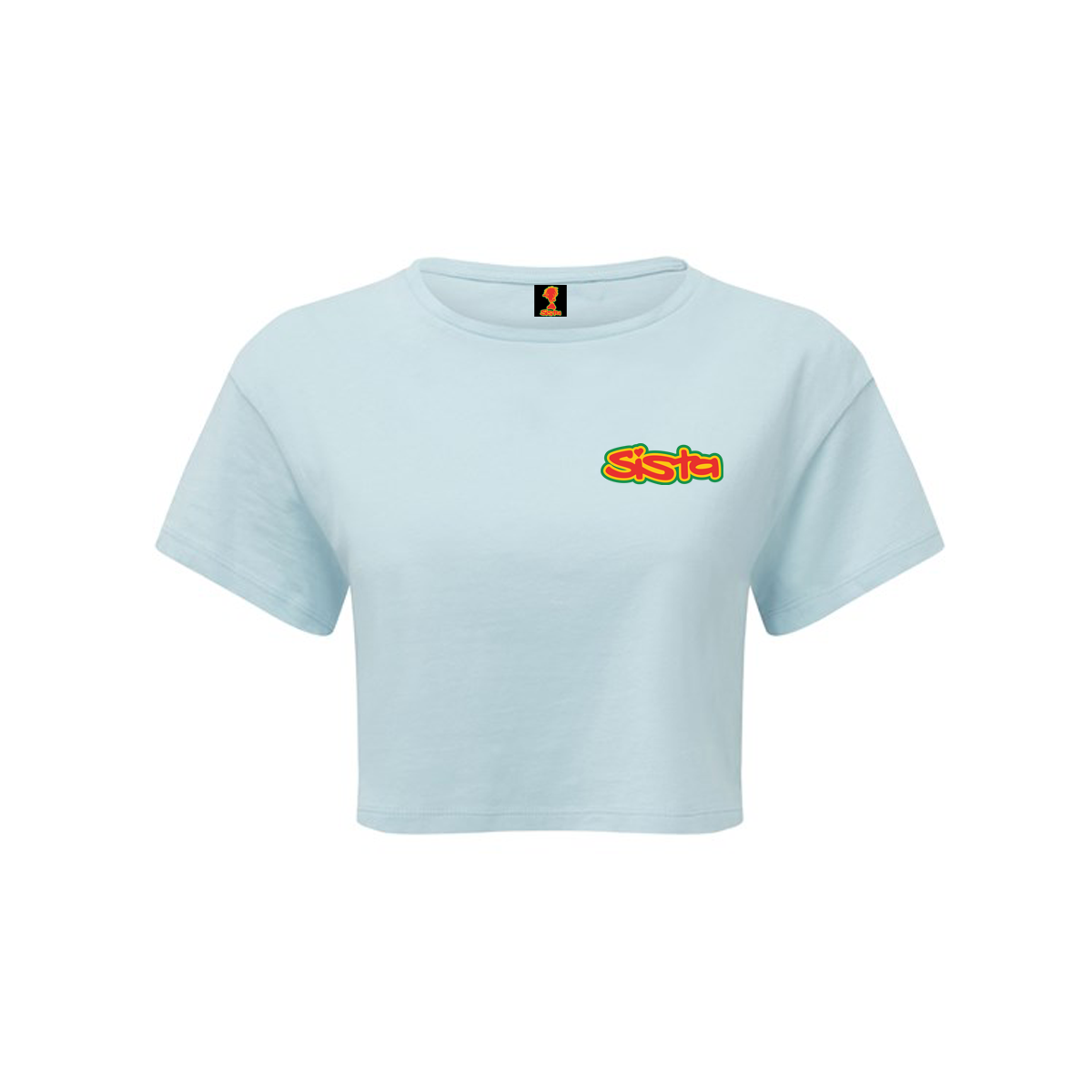 SISTA Front Logo Women's TriDri® Crop Top - Dready Original