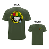 Dready 90s Crest Front and Back Print T-Shirt - Dready Original