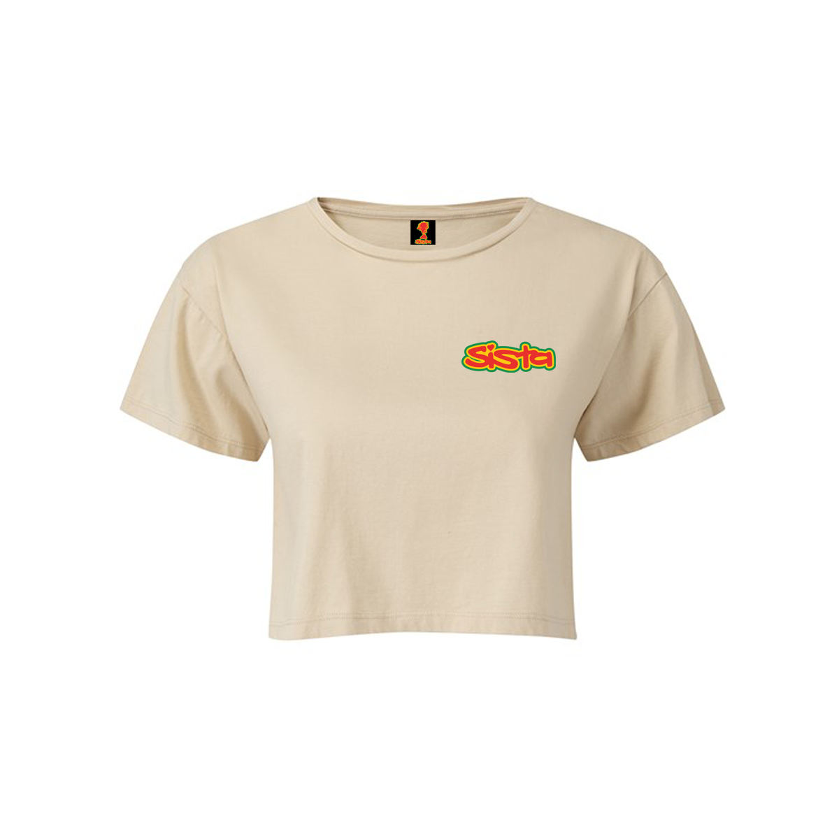 SISTA Front Logo Women's TriDri® Crop Top - Dready Original