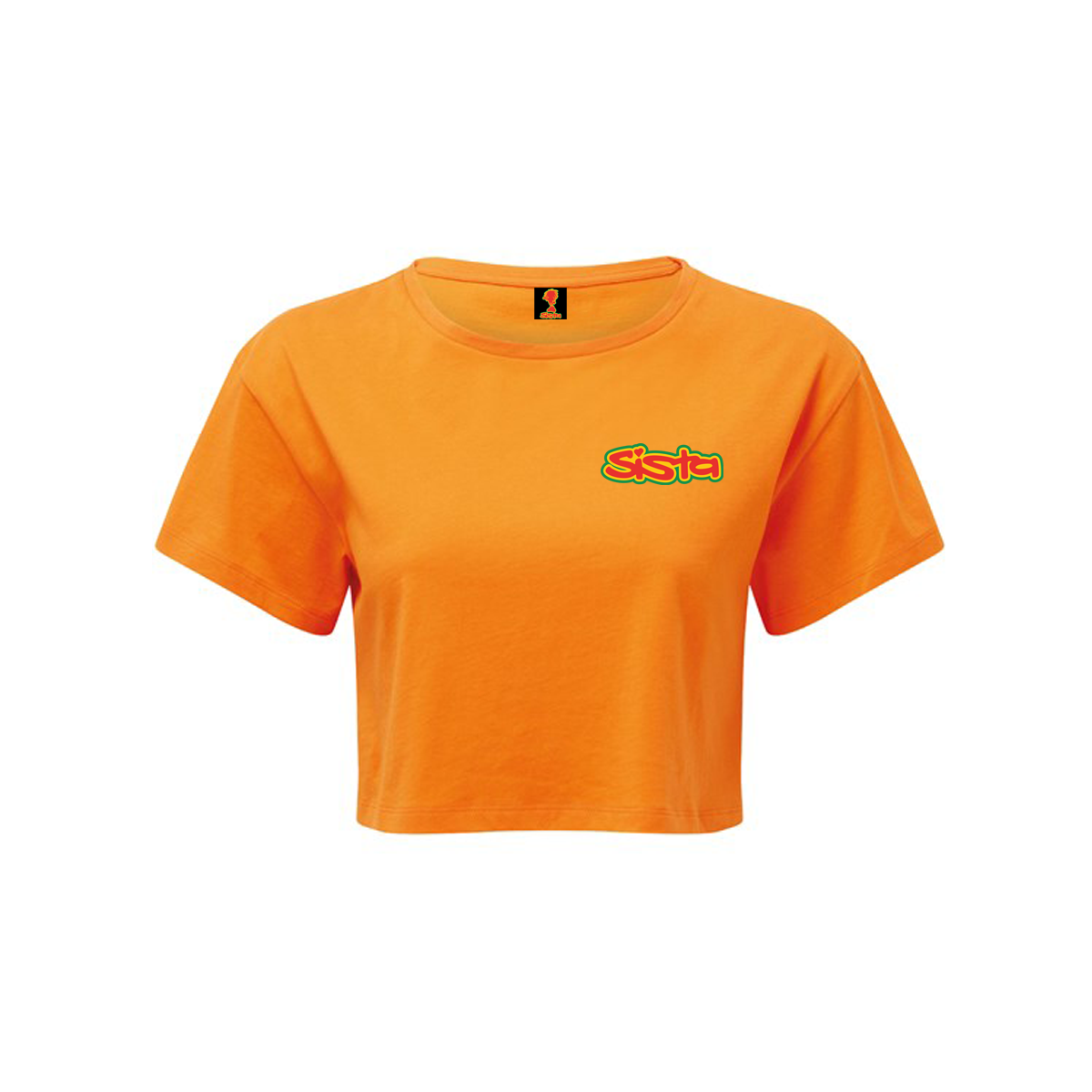 SISTA Front Logo Women's TriDri® Crop Top - Dready Original