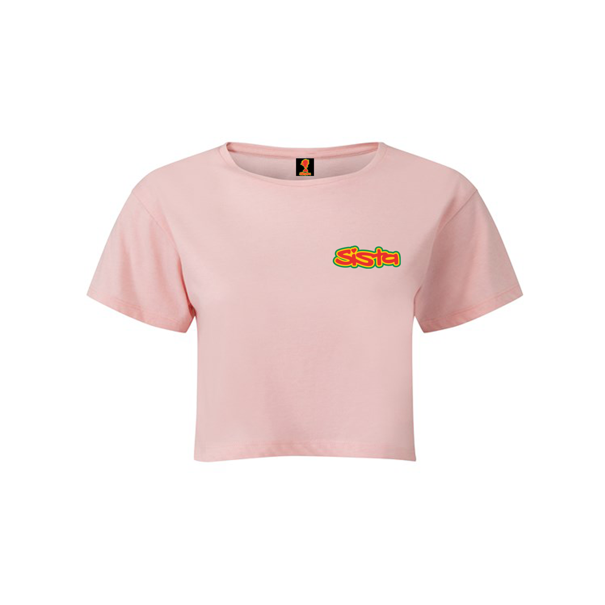 SISTA Front Logo Women's TriDri® Crop Top - Dready Original