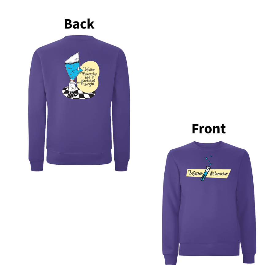 DON'T DO THE DODO - PROFESSOR WATERCOOLER Front and Back Print Sweatshirt