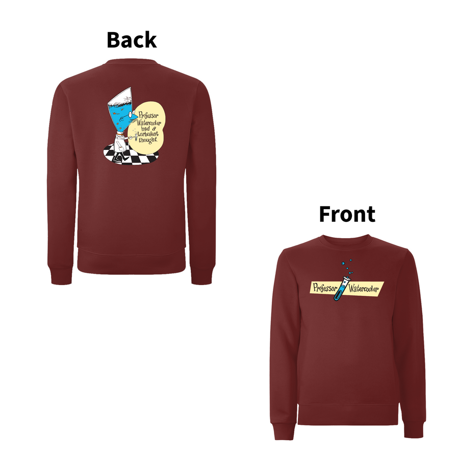DON'T DO THE DODO - PROFESSOR WATERCOOLER Front and Back Print Sweatshirt