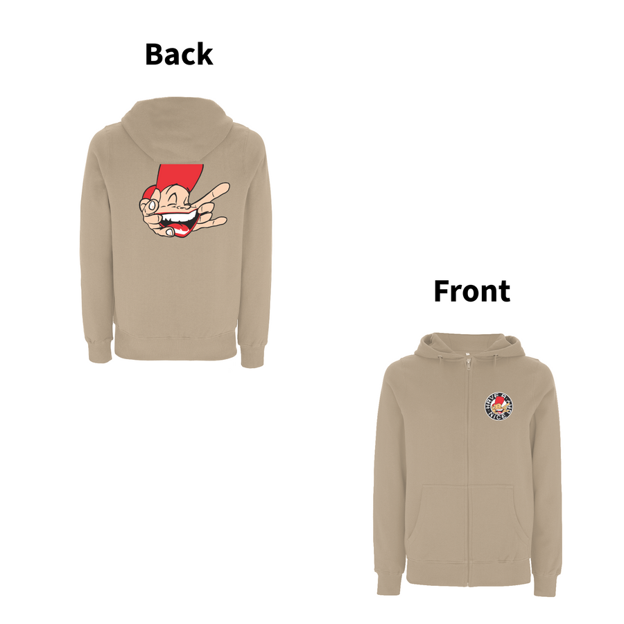Have A Nice Day - Sam The Man -Front and Back print Zip Hood