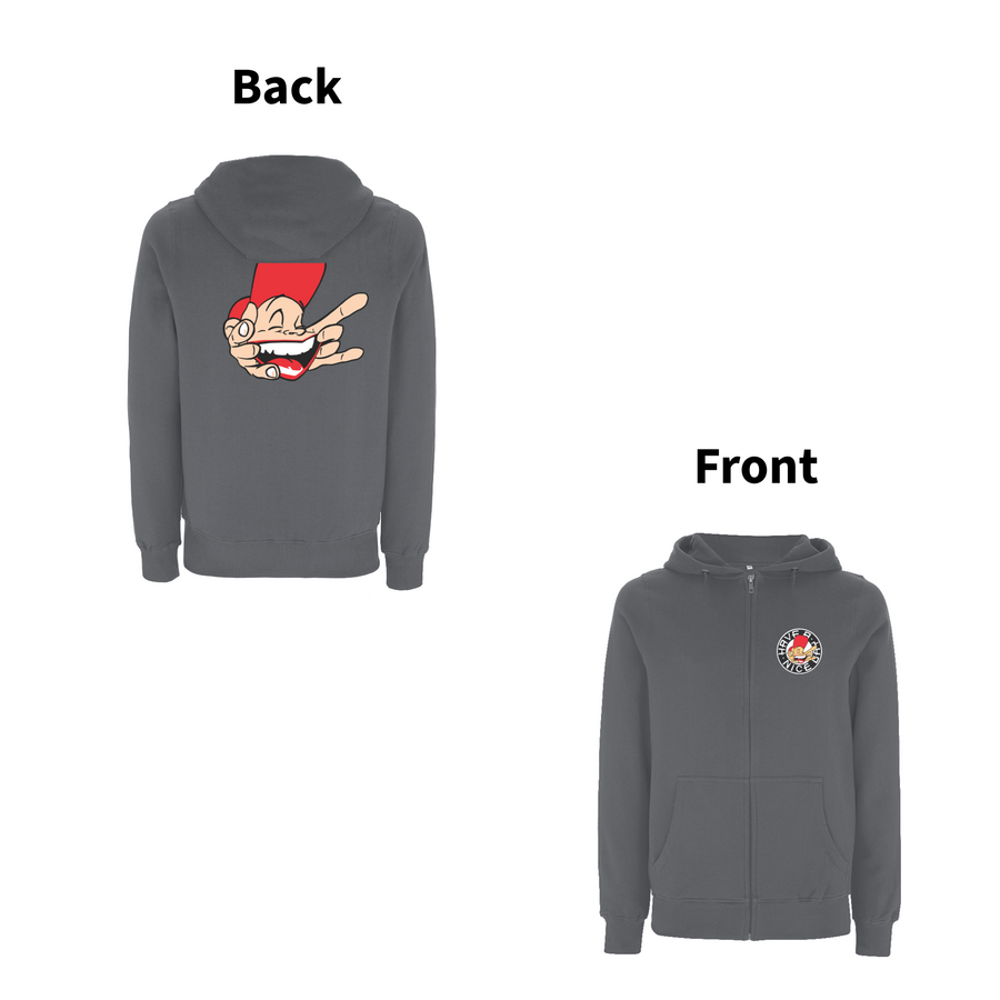 Have A Nice Day - Sam The Man -Front and Back print Zip Hood