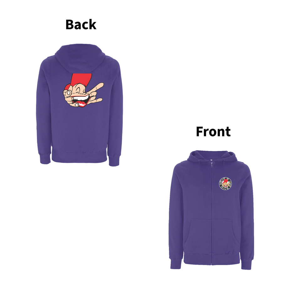 Have A Nice Day - Sam The Man -Front and Back print Zip Hood
