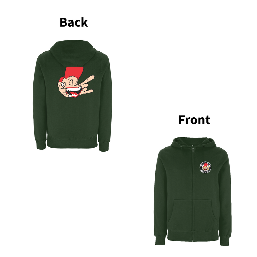 Have A Nice Day - Sam The Man -Front and Back print Zip Hood