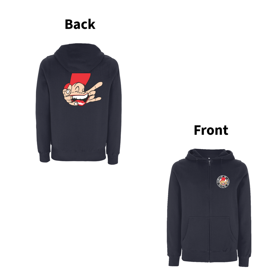 Have A Nice Day - Sam The Man -Front and Back print Zip Hood