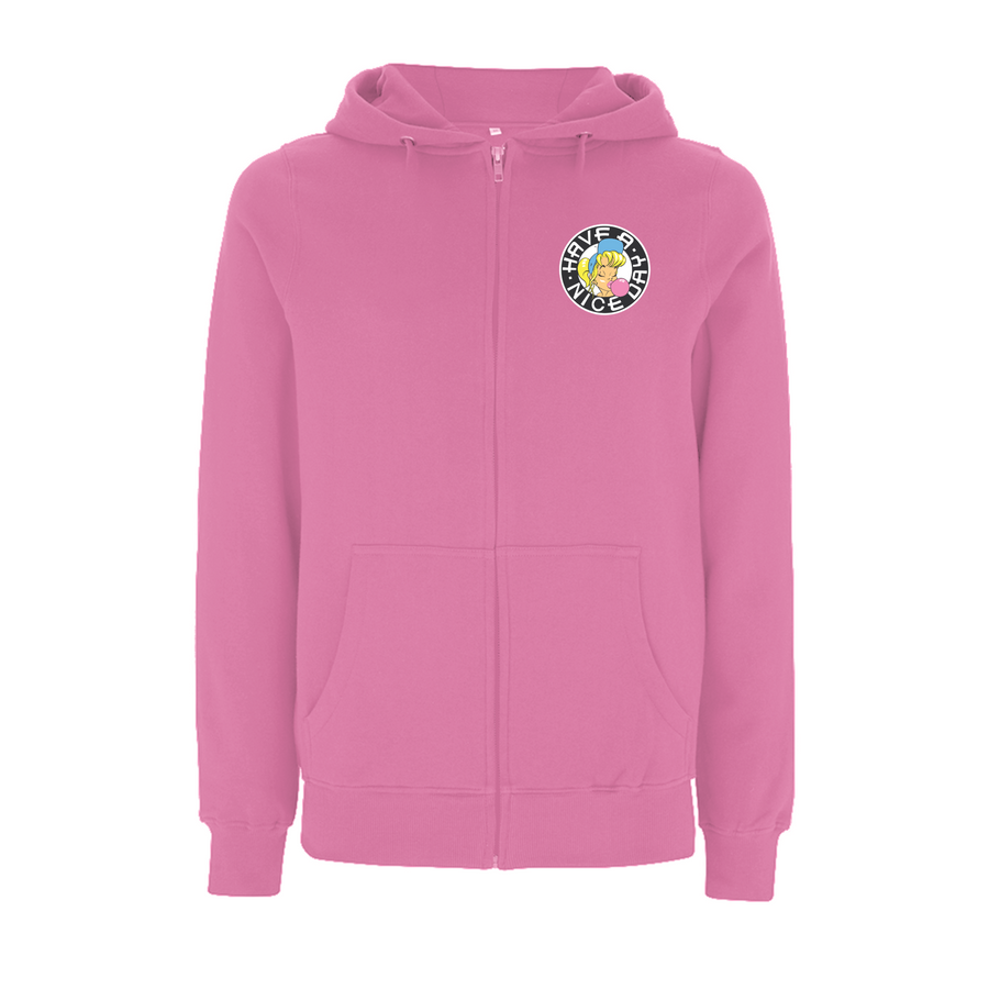 SHURL The Girl  - 90's Classic Left Breast  Logo Zip Hood