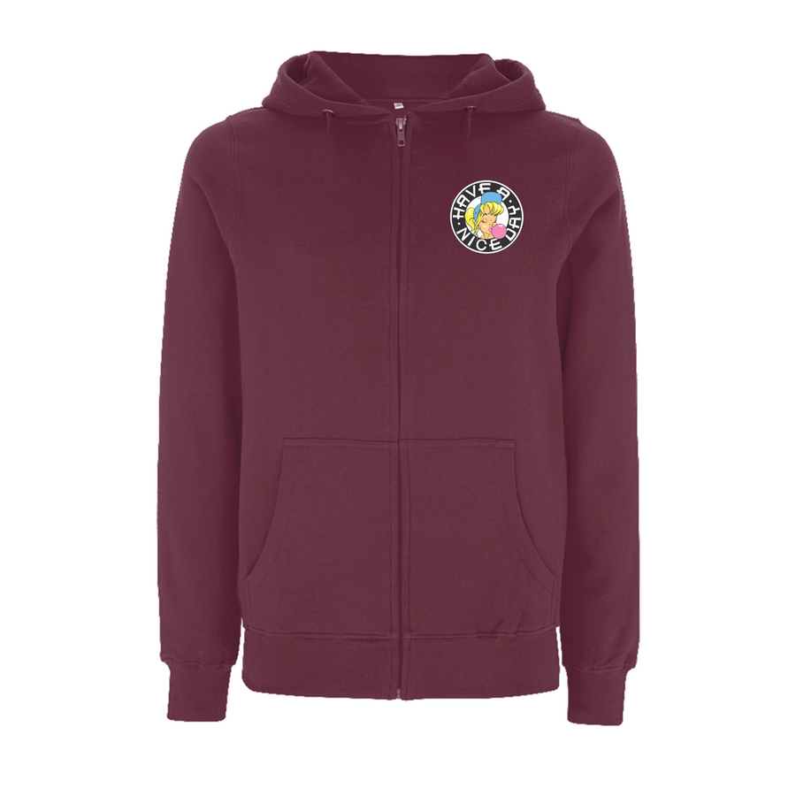 SHURL The Girl  - 90's Classic Left Breast  Logo Zip Hood