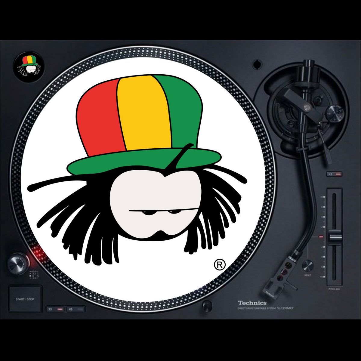 DREADY HEAD SLIPMAT - 12 inch vinyl slip mat