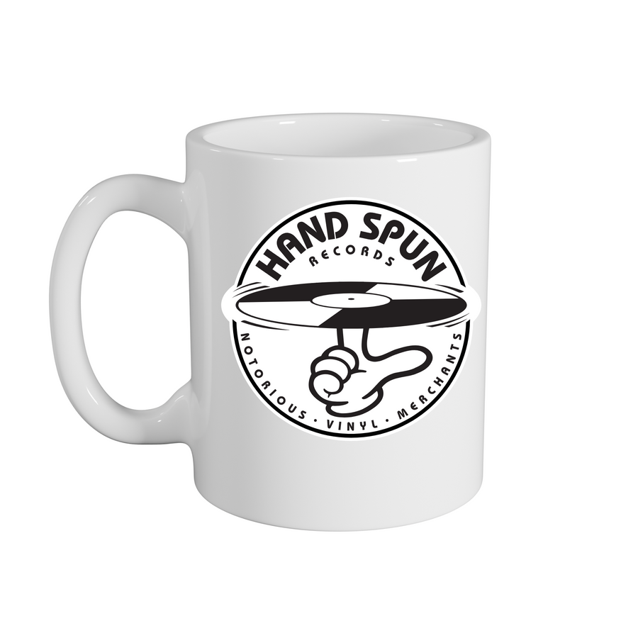 Handspun Records White Logo Mug