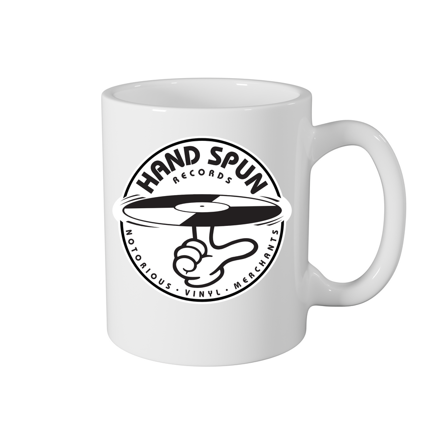 Handspun Records White Logo Mug