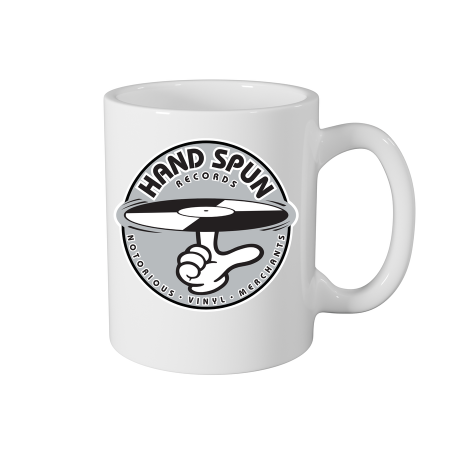 Handspun Records Grey Logo Mug