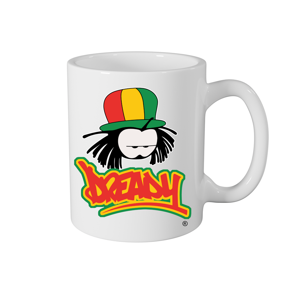 DREADY Head Mug Logo - statement design