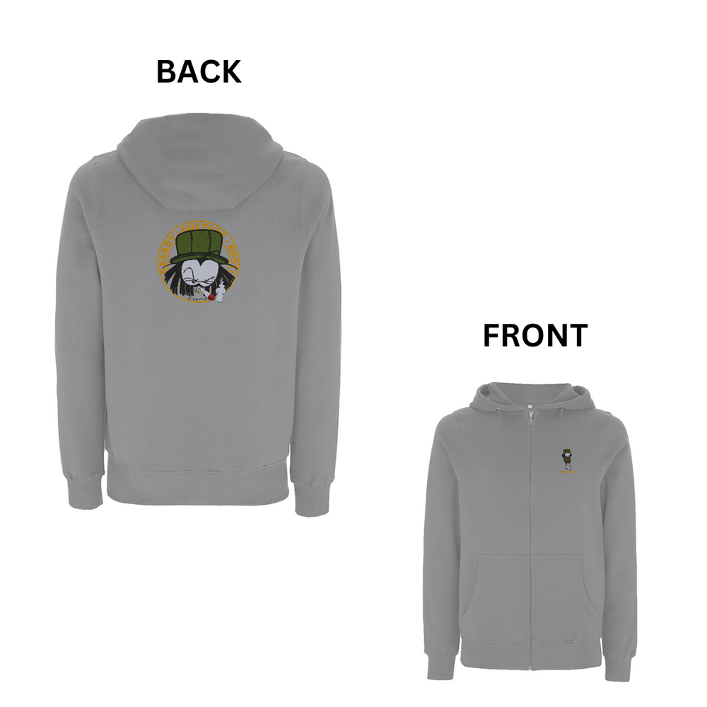 Dready Old Skool Front and Back Embroidered Zip Hood - Dready Original