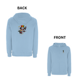 Dready Pull it Up Front and Back Embroidered Zip Hood - Dready Original