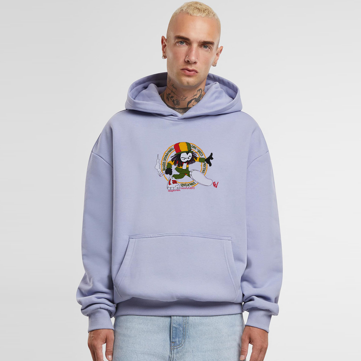 Dready Positive Vibrations, Ultra-Heavy Embroidered 500g Hood