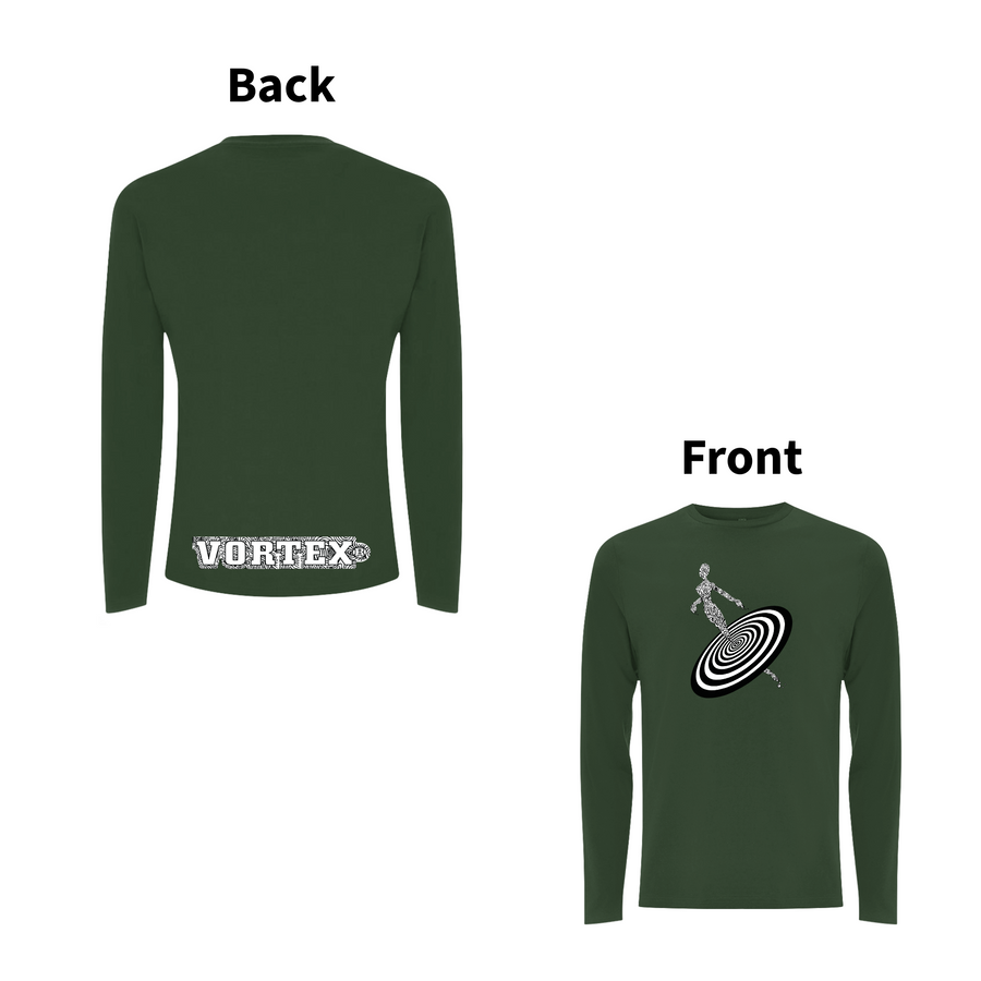 Vortex - ALIENNE Front and back print Organic Longsleeve
