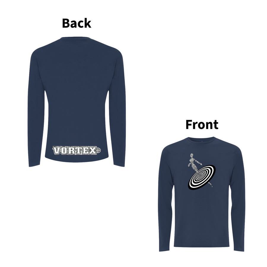 Vortex - ALIENNE Front and back print Organic Longsleeve