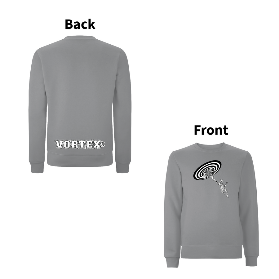 VORTEX - CLOSE ENCOUNTER front and back print Organic Sweatshirt