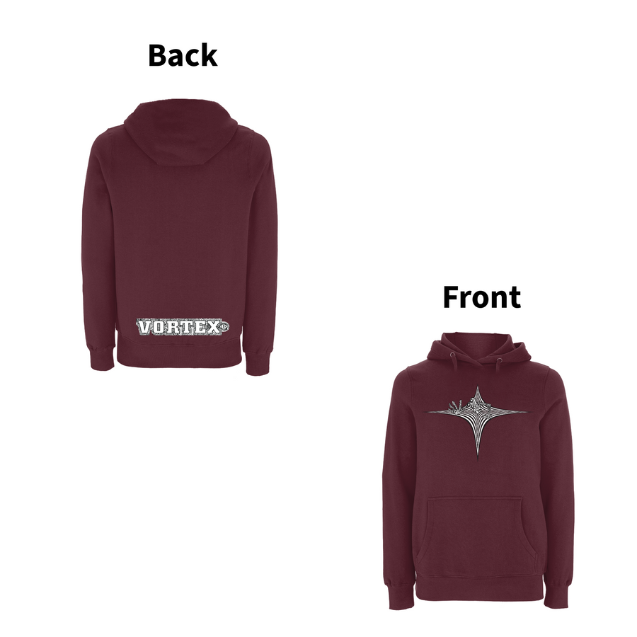 VORTEX - STARGATE front and back print Organic Hoodie