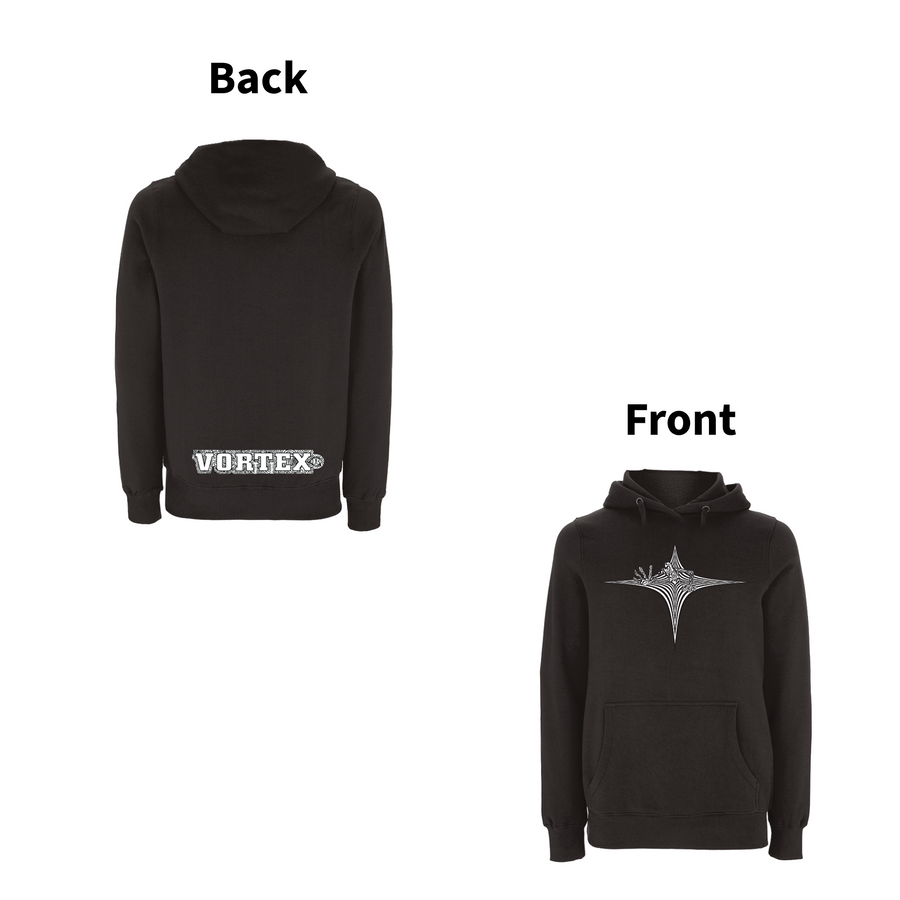 VORTEX - STARGATE front and back print Organic Hoodie
