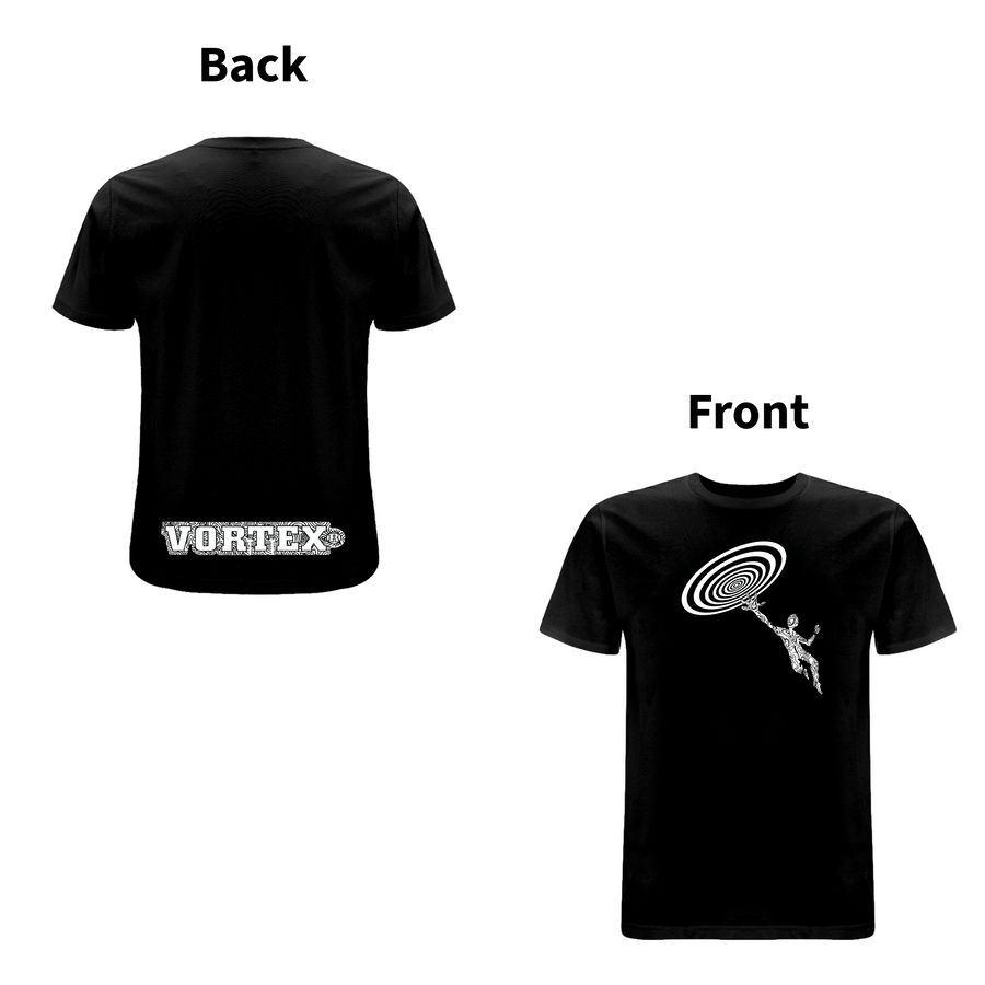VORTEX - CLOSE ENCOUNTER front and back print organic T-Shirt