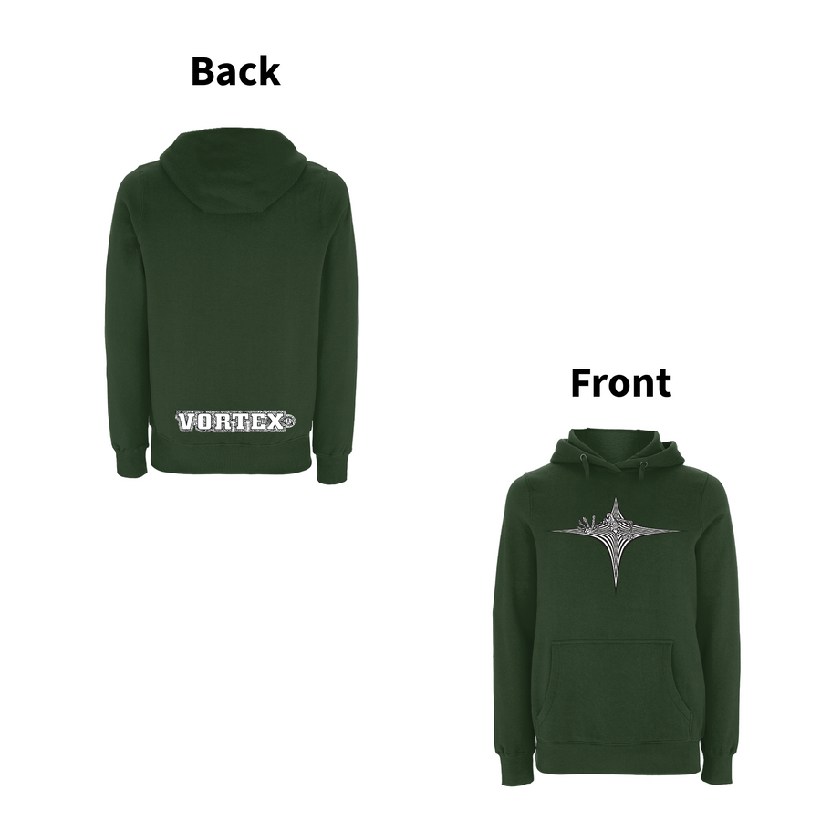 VORTEX - STARGATE front and back print Organic Hoodie