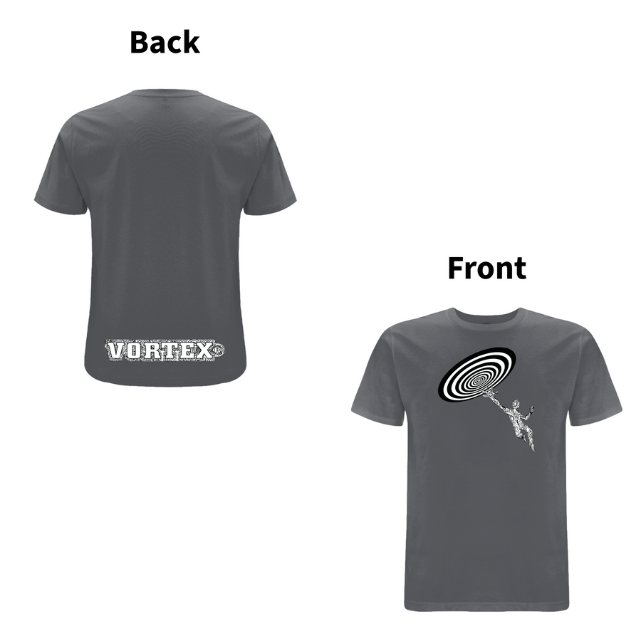 VORTEX - CLOSE ENCOUNTER front and back print organic T-Shirt