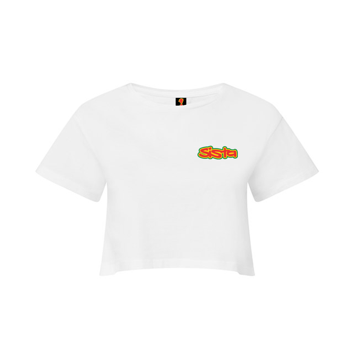 SISTA Front Logo Women's TriDri® Crop Top - Dready Original