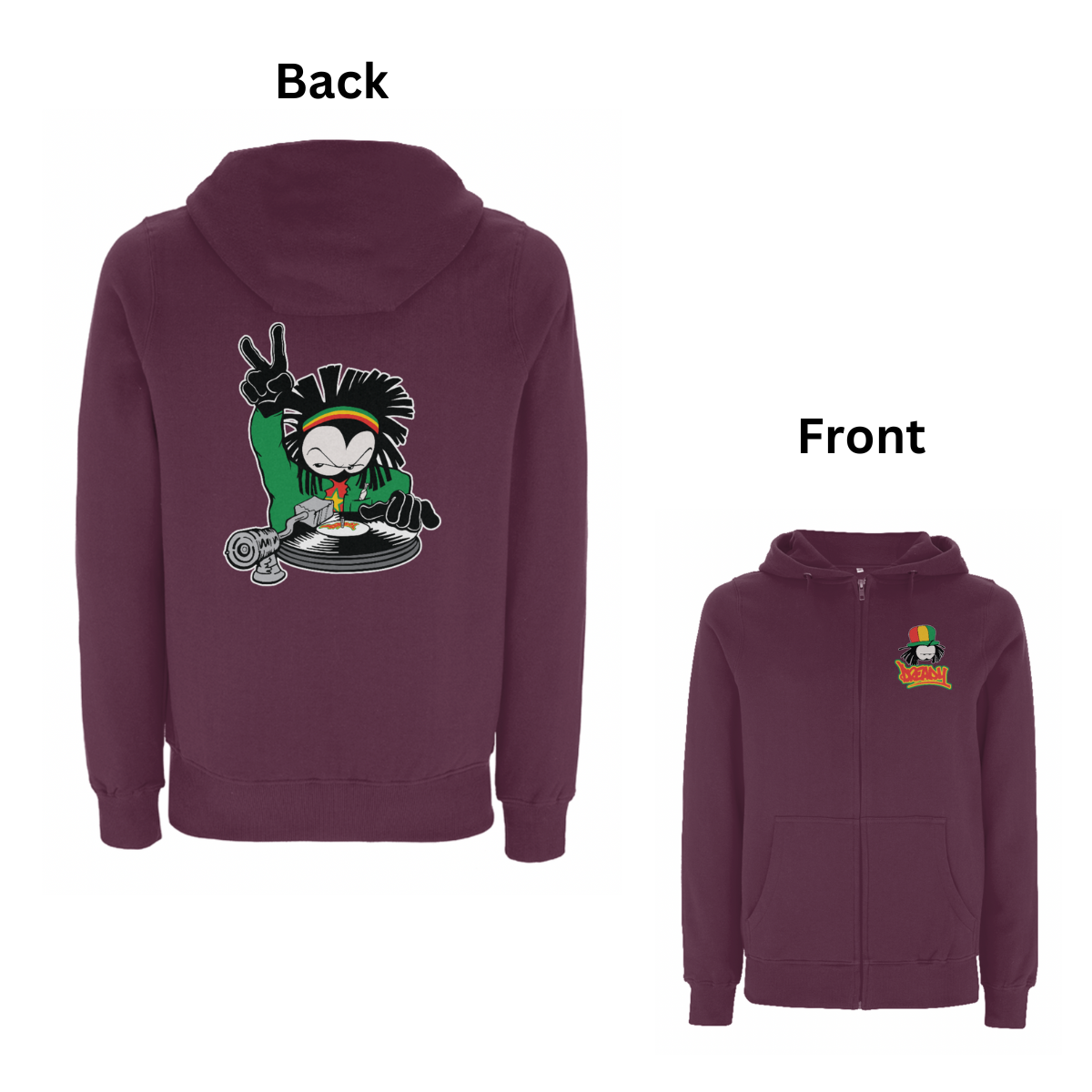 DREADY Two Time Front and Back Print Hood - Dready Original