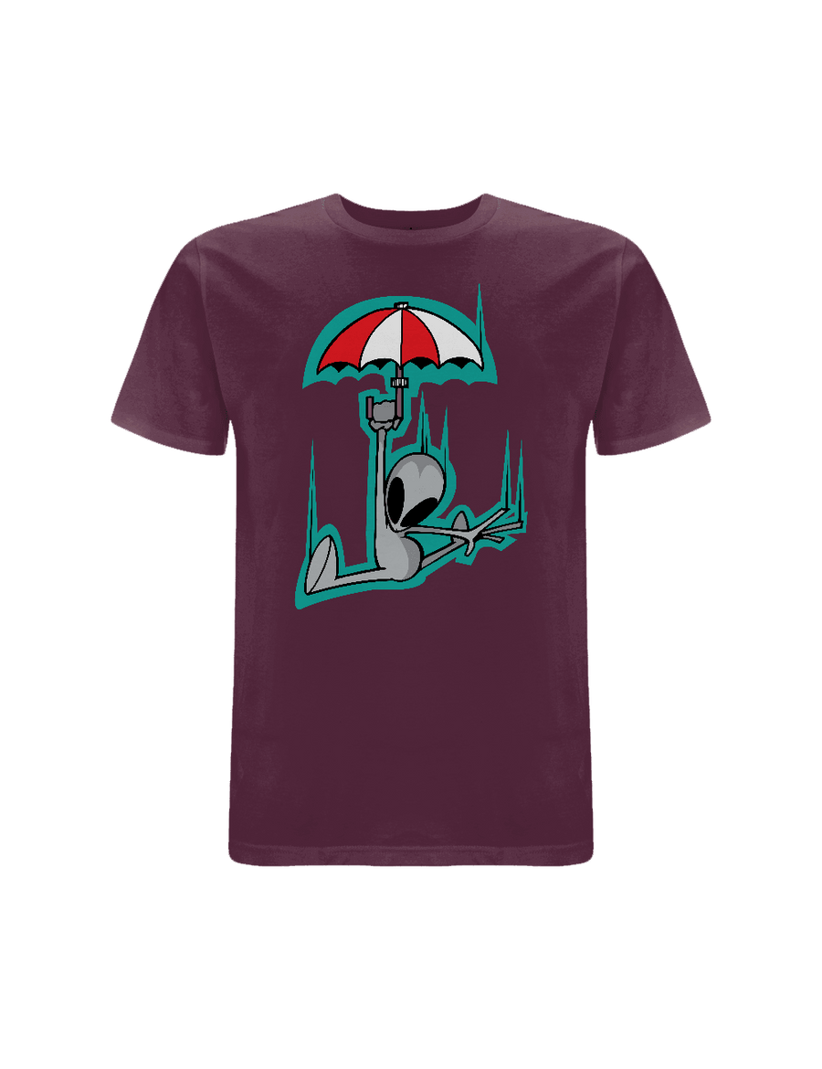 Flying Visit Umbrella T-shirt - Dready Original