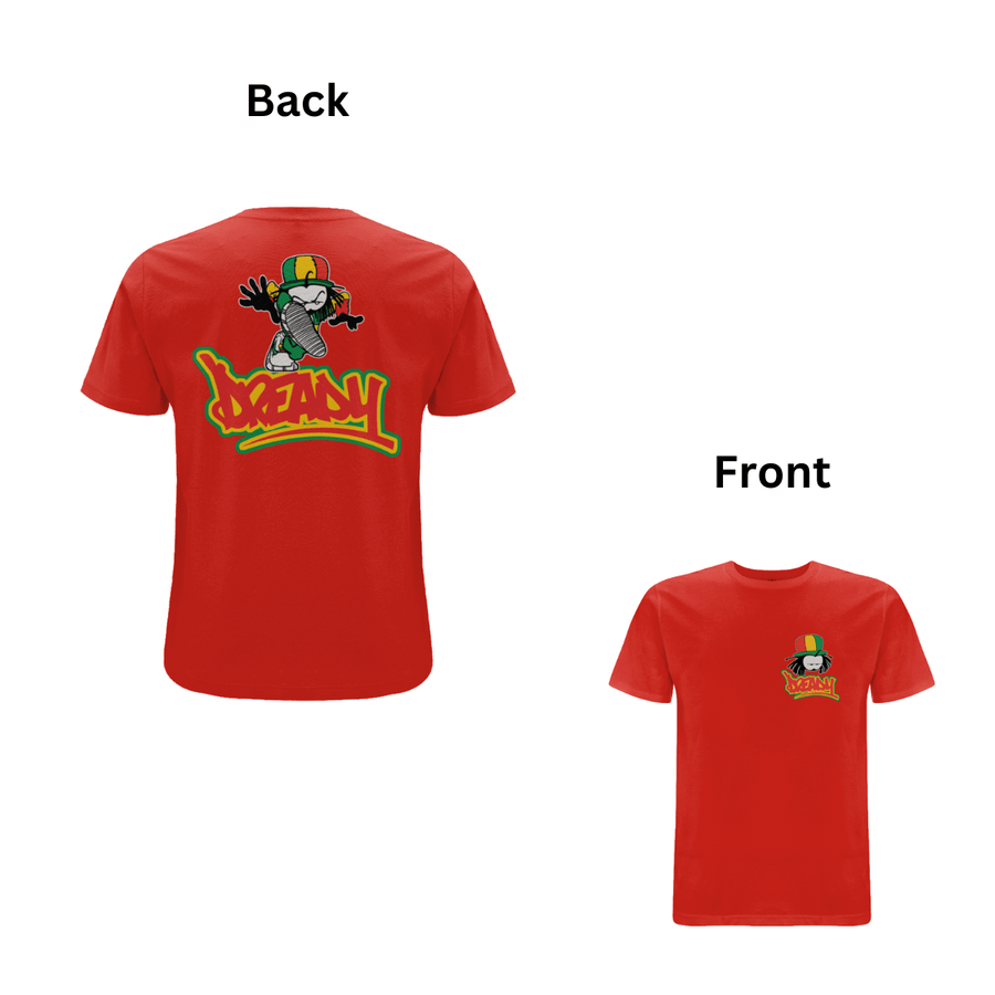 Dready Stamp Front & Back Print T - Shirt - Dready Original
