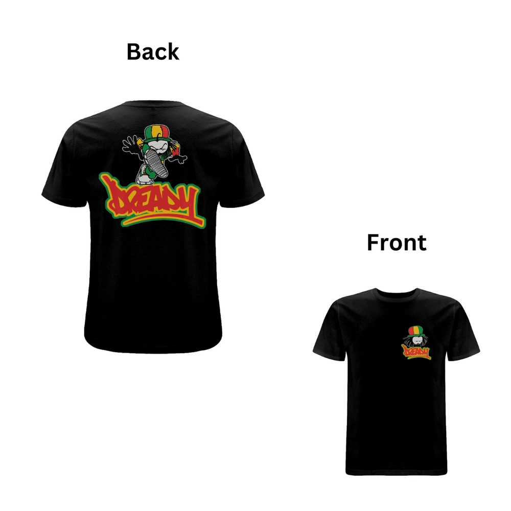 Dready Stamp Front & Back Print T - Shirt - Dready Original