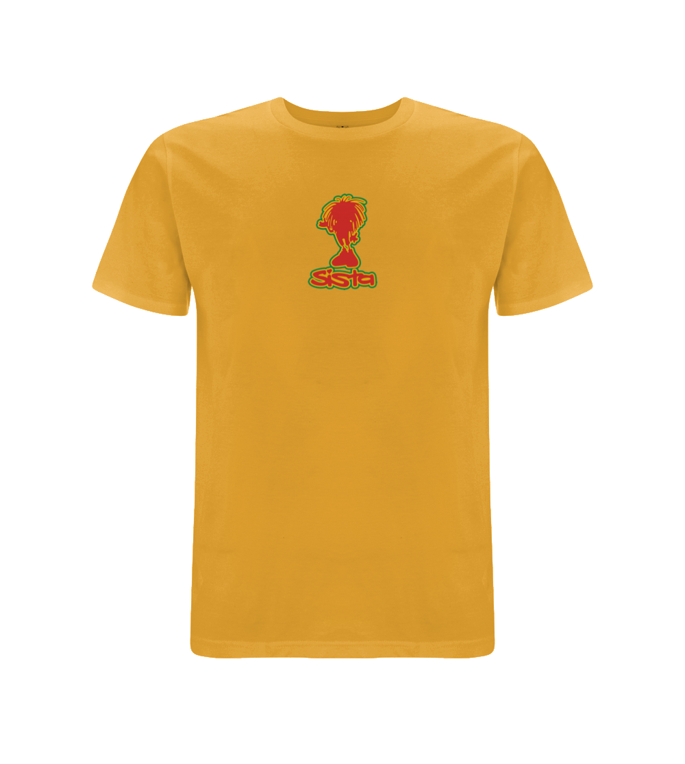 Sista Small Silhouette Front Print T-Shirt - Dready Original