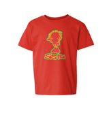 Sista T-shirt med stor silhuet foran