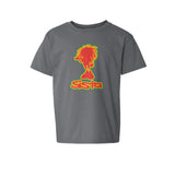Sista T-shirt med stor silhuet foran