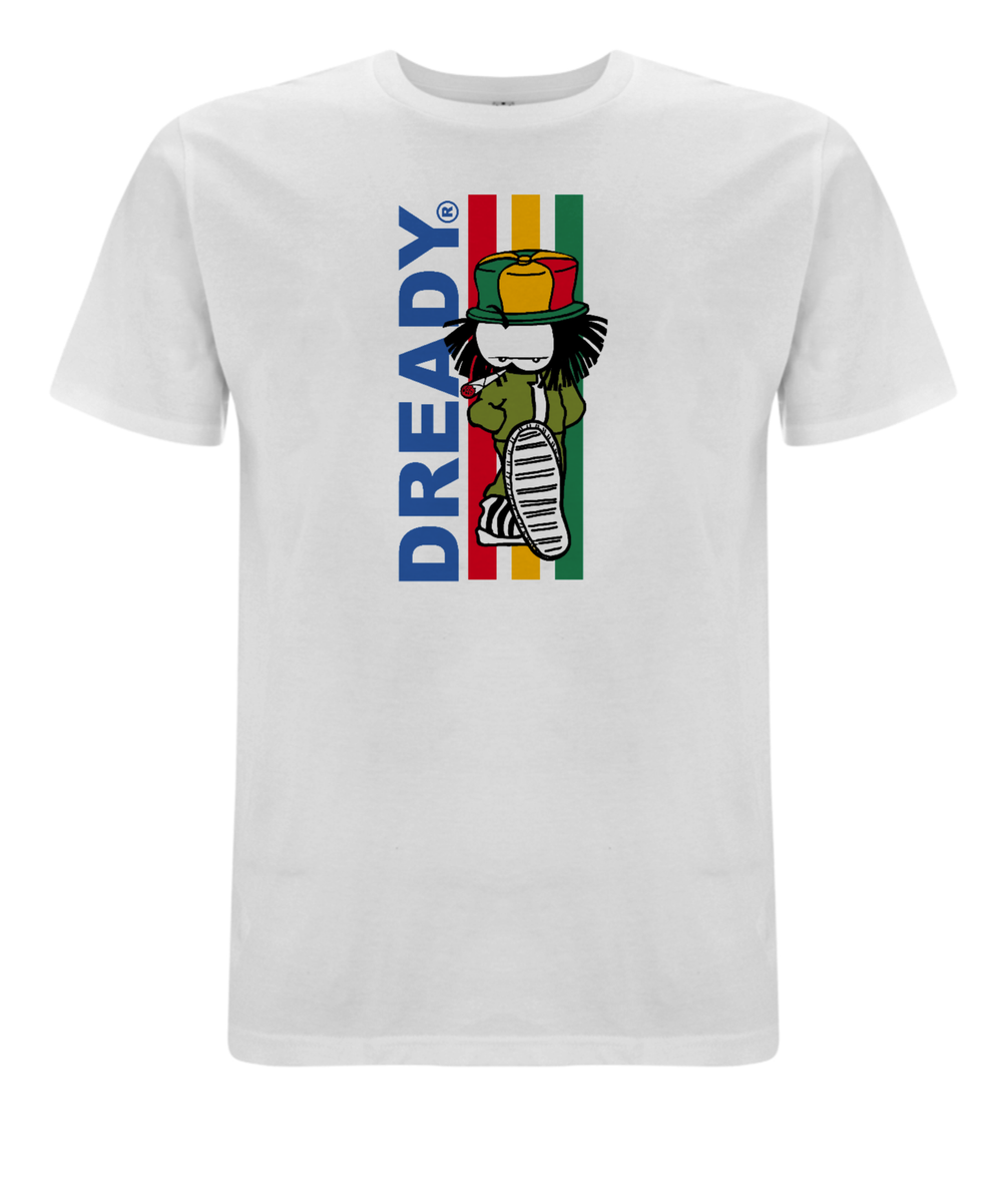 Dready 3 stripe front print T-Shirt - Dready Original