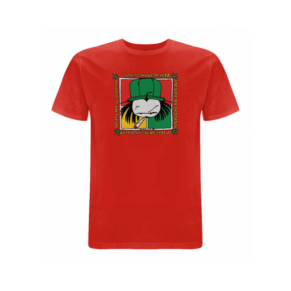 Dready 'Free De Herb' front print t-shirt - Dready Original