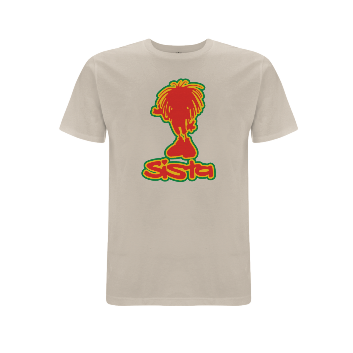 Sista silhouette front print T-shirt - Dready Original