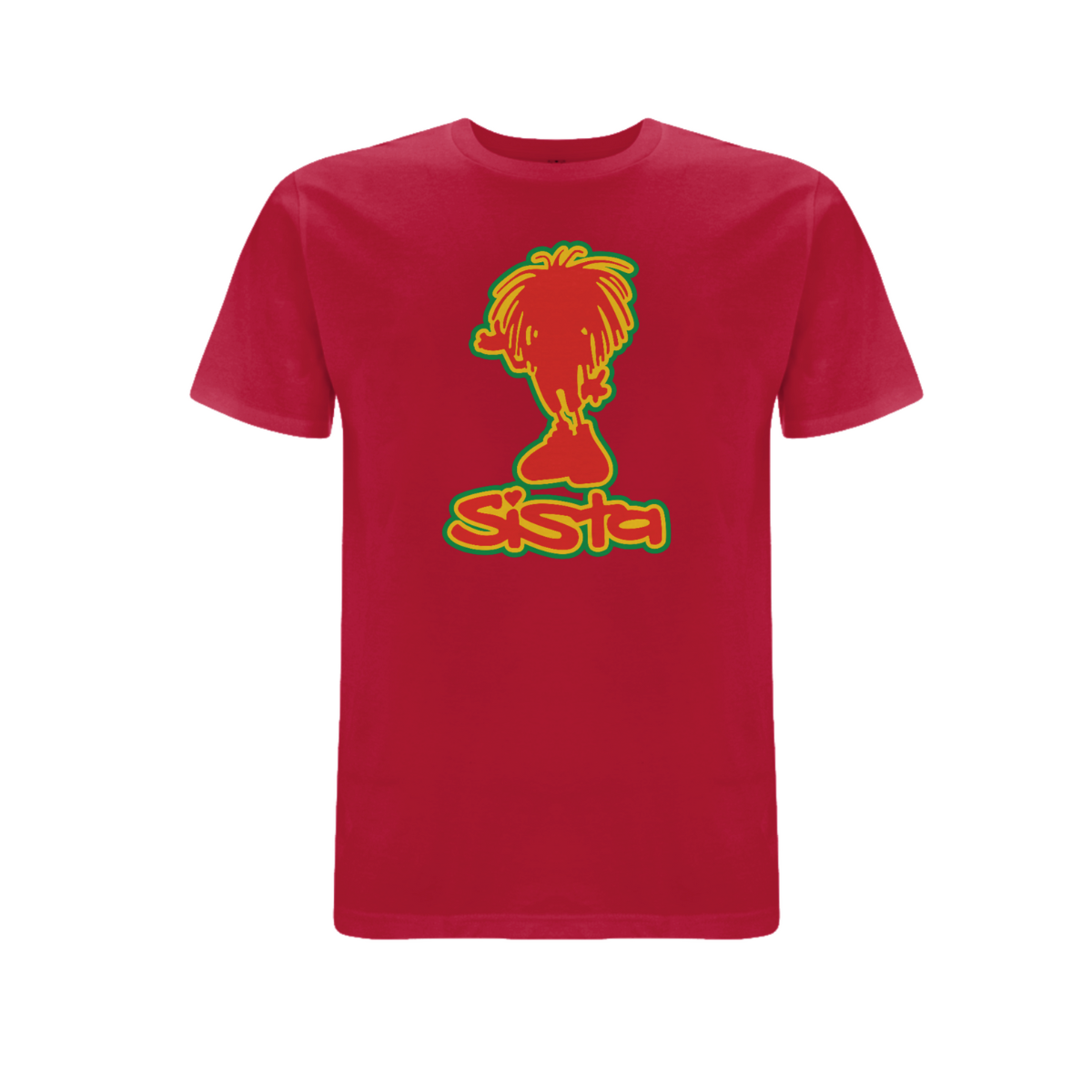 Sista silhouette front print T-shirt - Dready Original