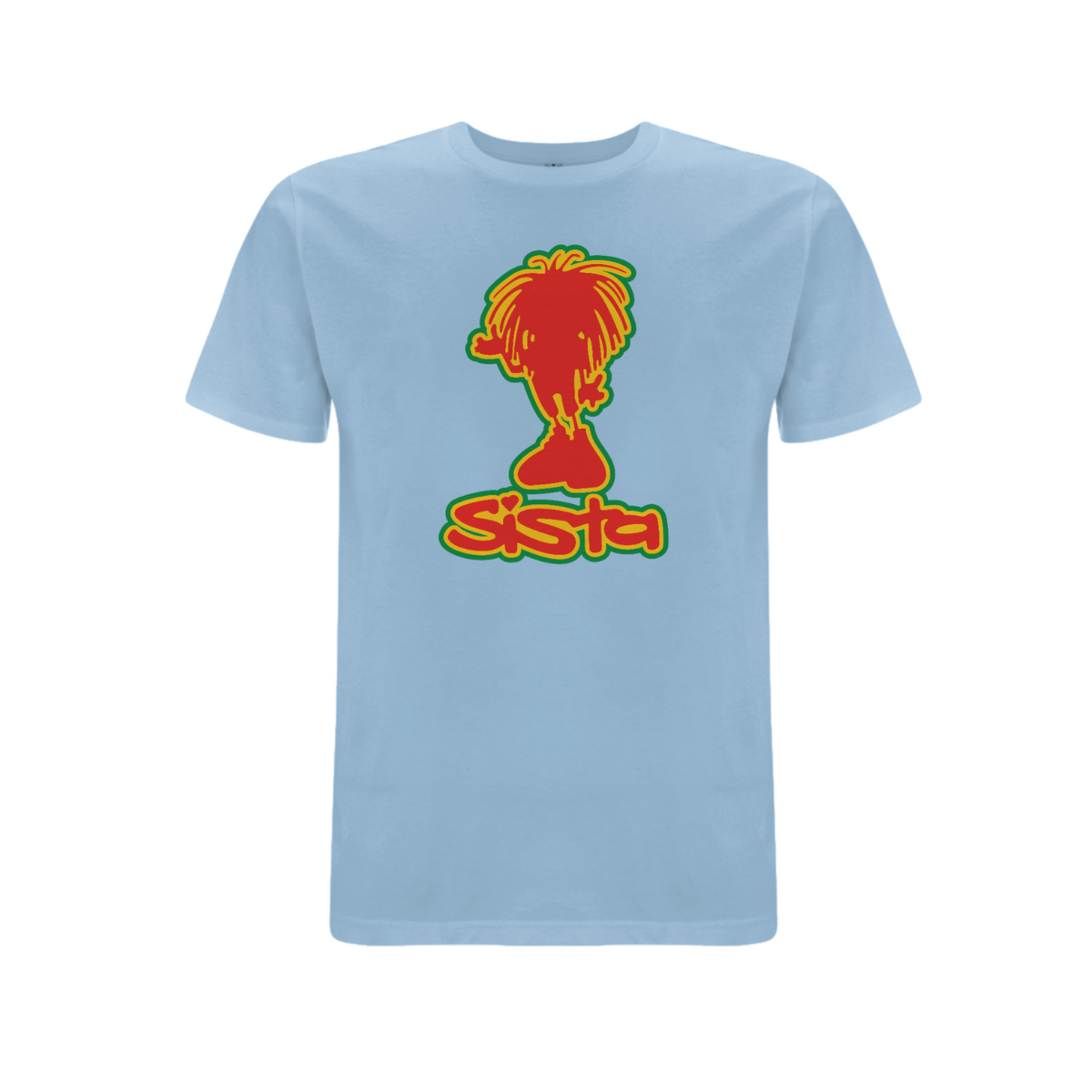 Sista silhouette front print T-shirt - Dready Original