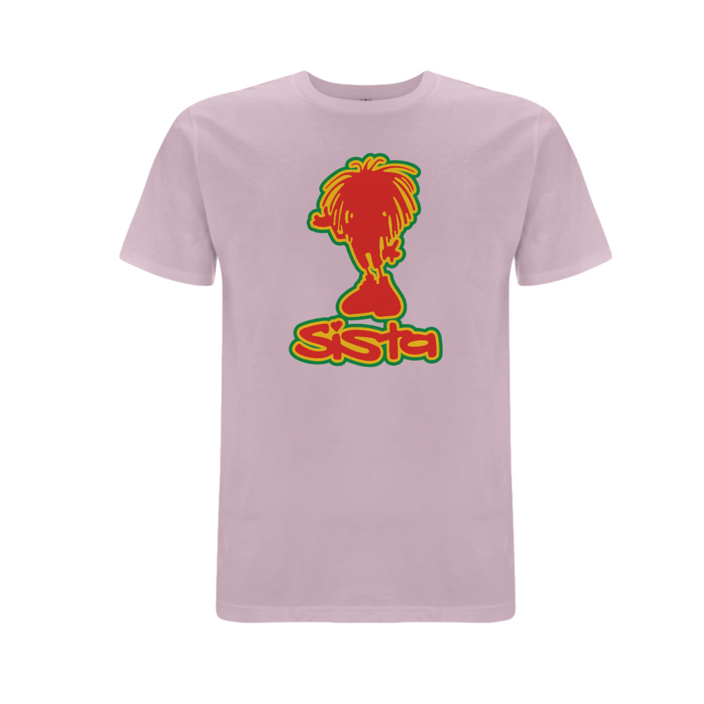 Sista silhouette front print T-shirt - Dready Original
