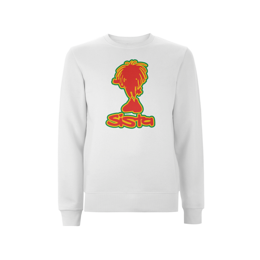 Sista Silhouette front print Sweatshirt - Dready Original