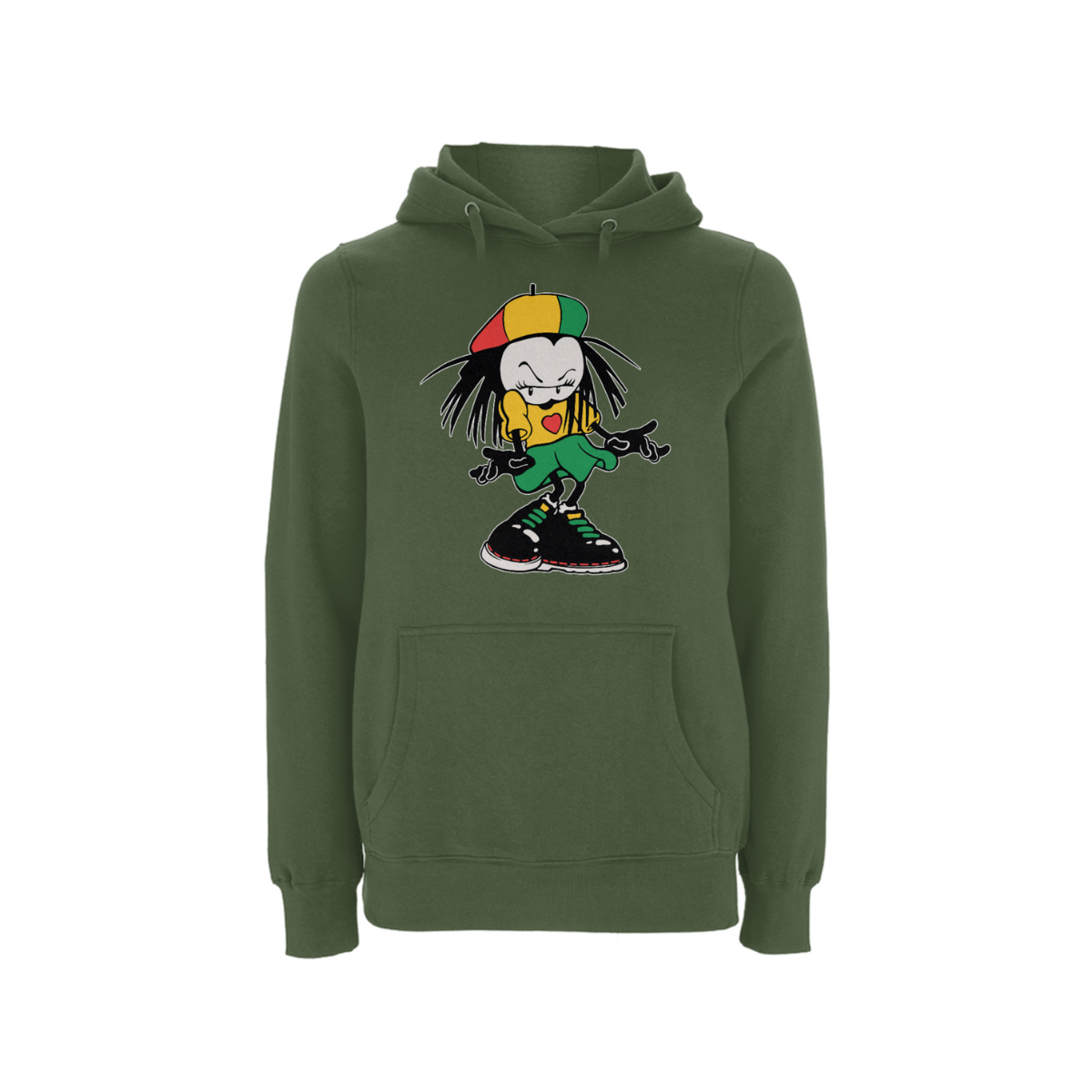 Sista Manners Front Print Hood - Dready Original
