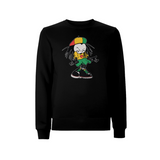 Sista Manners Front Print Sweathshirt - Dready Original