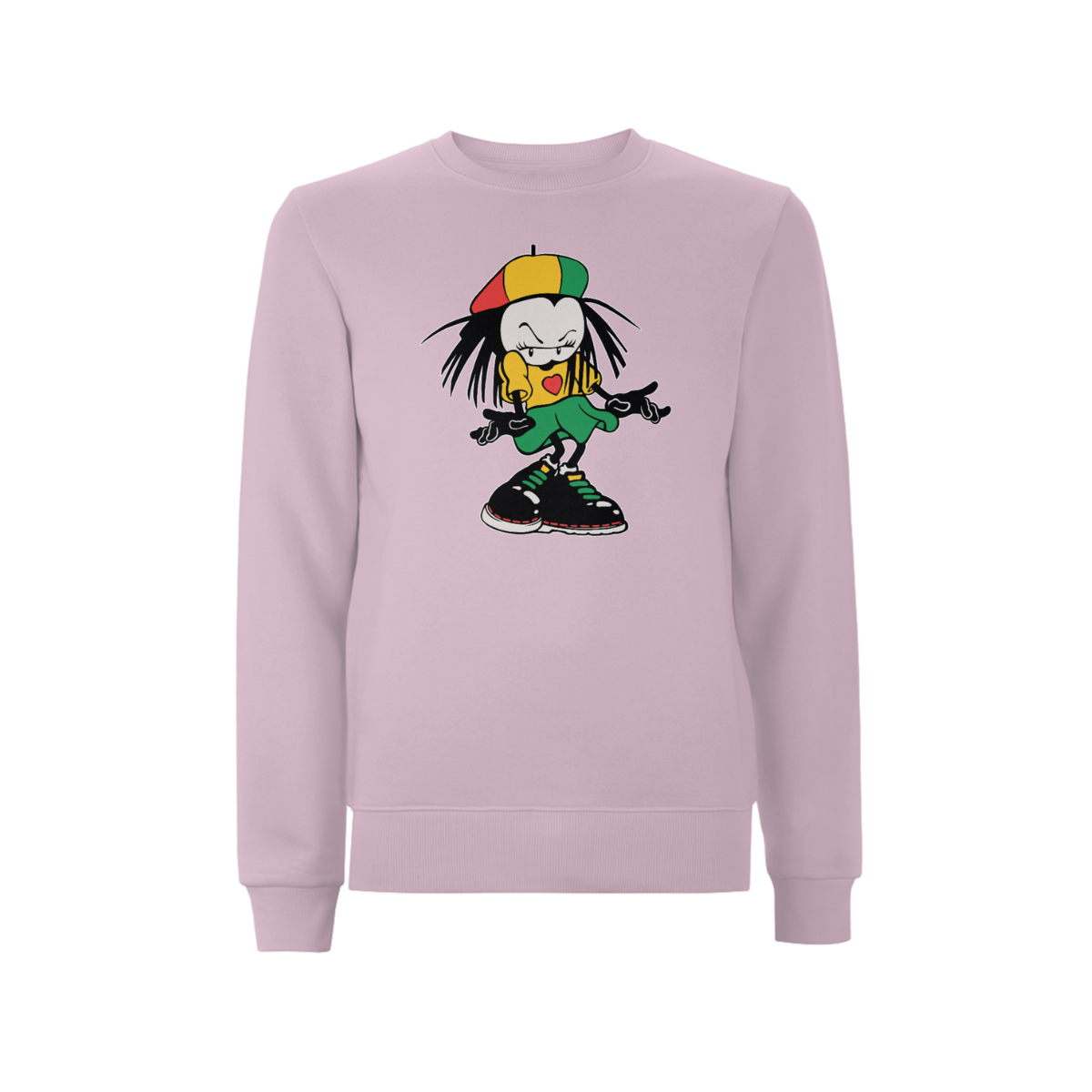 Sista Manners Front Print Sweathshirt - Dready Original