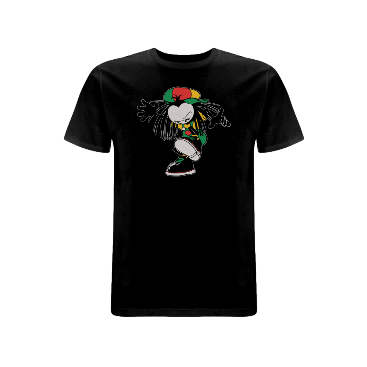 Sista Stamp Front Print T-shirt - Dready Original